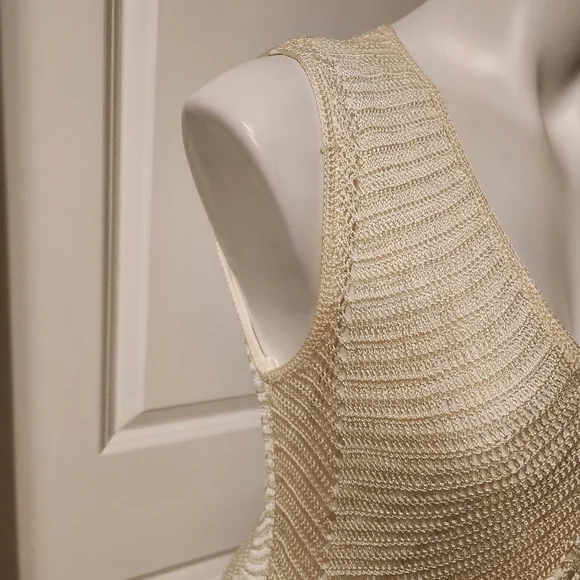 Kroshetta by Papillon Medium crochet cream dress - Picture 5 of 9